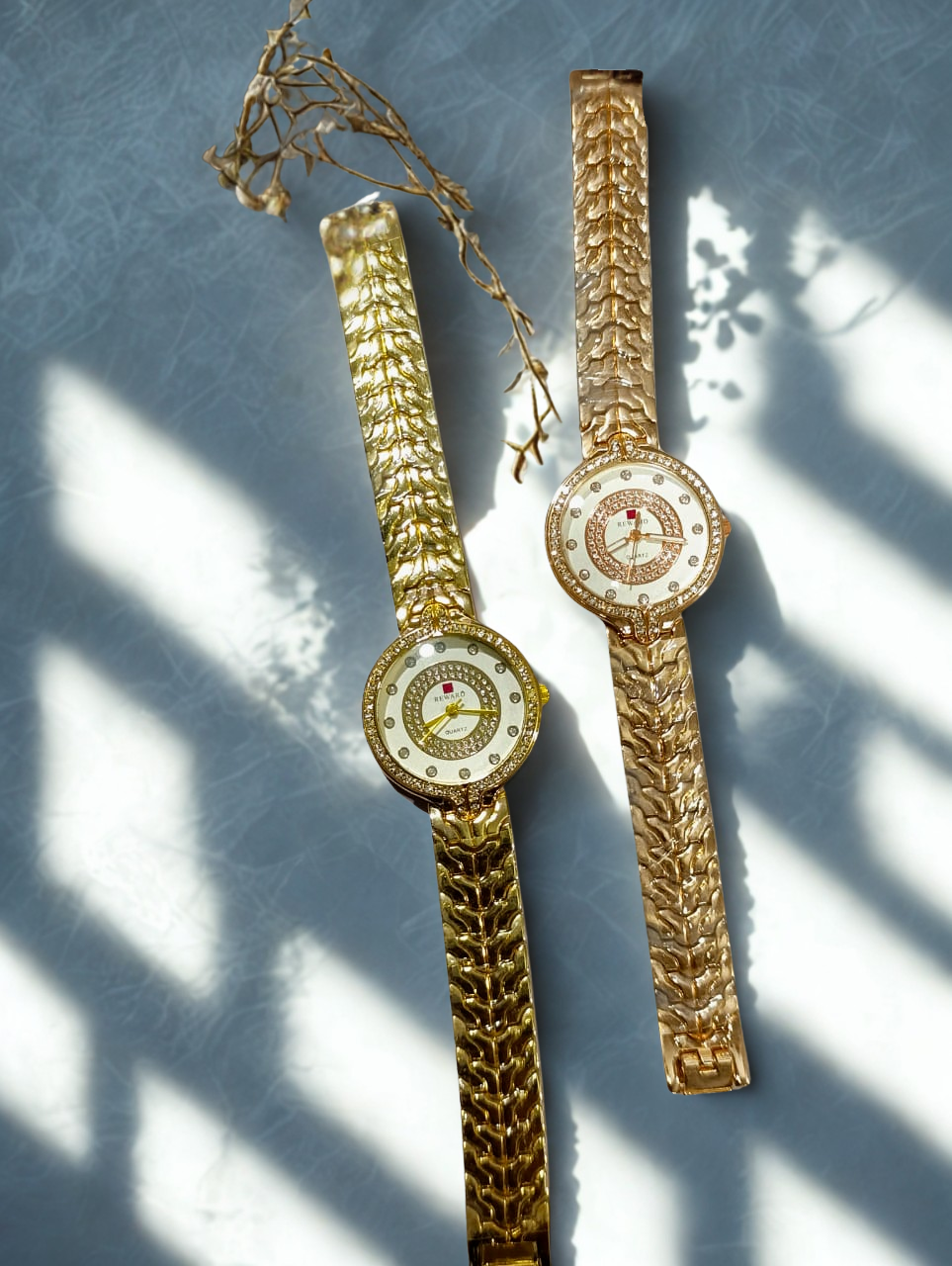 Women golden watch