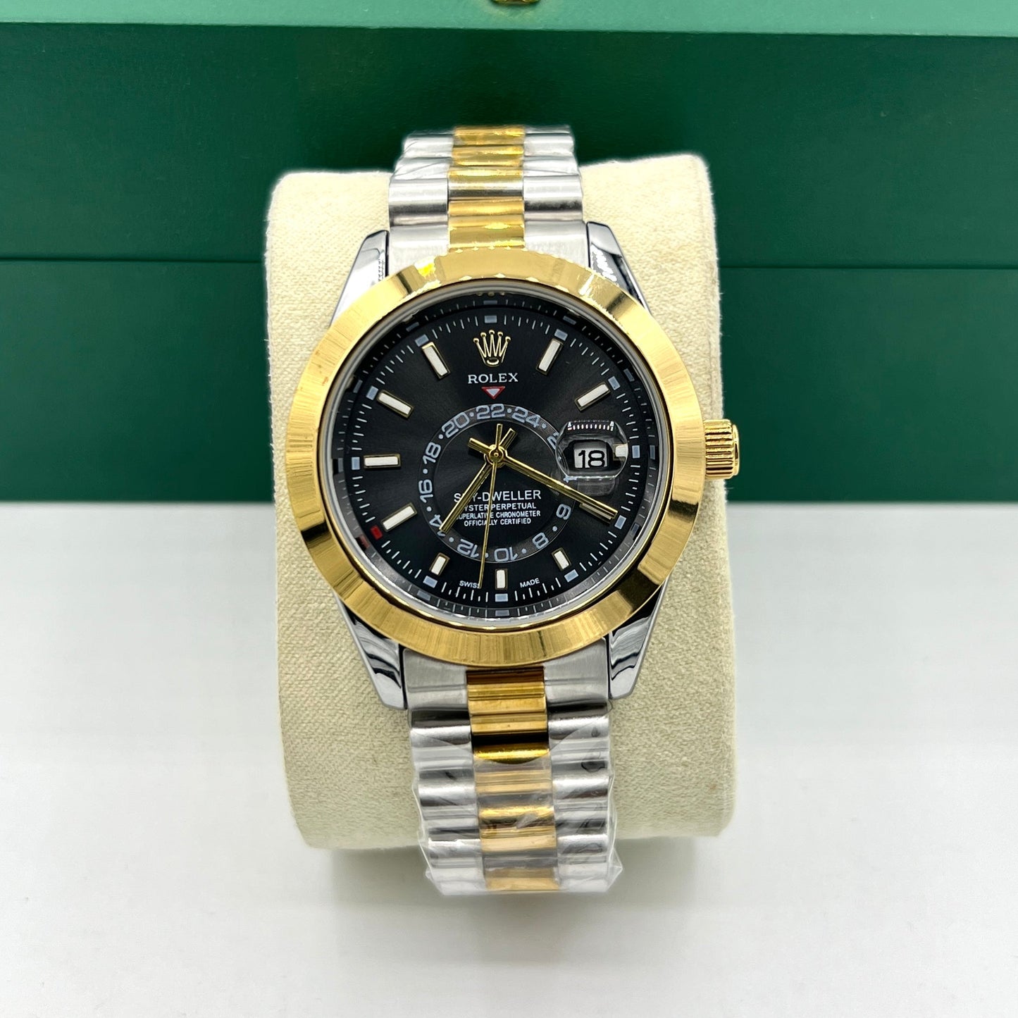 Sky Dweller With Black Dialer