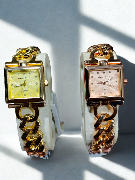 Square dial watch